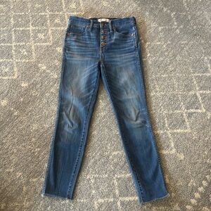 Madewell 10 inch High-Rise Skinny Crop Size 26